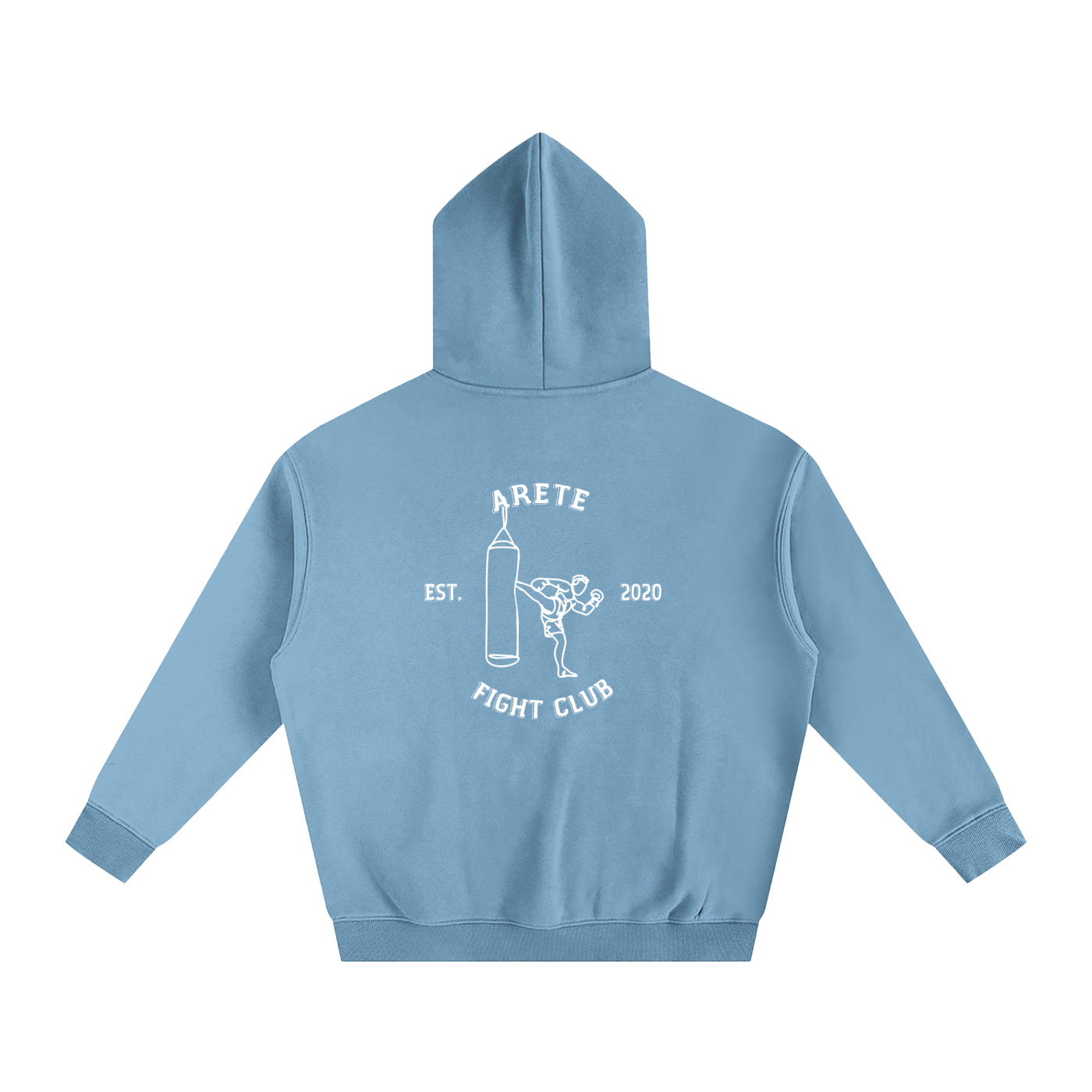 Fight Club White Text Hoodie - ARETE