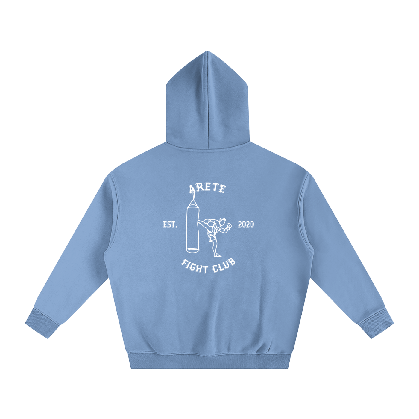 Fight Club White Text Hoodie - ARETE