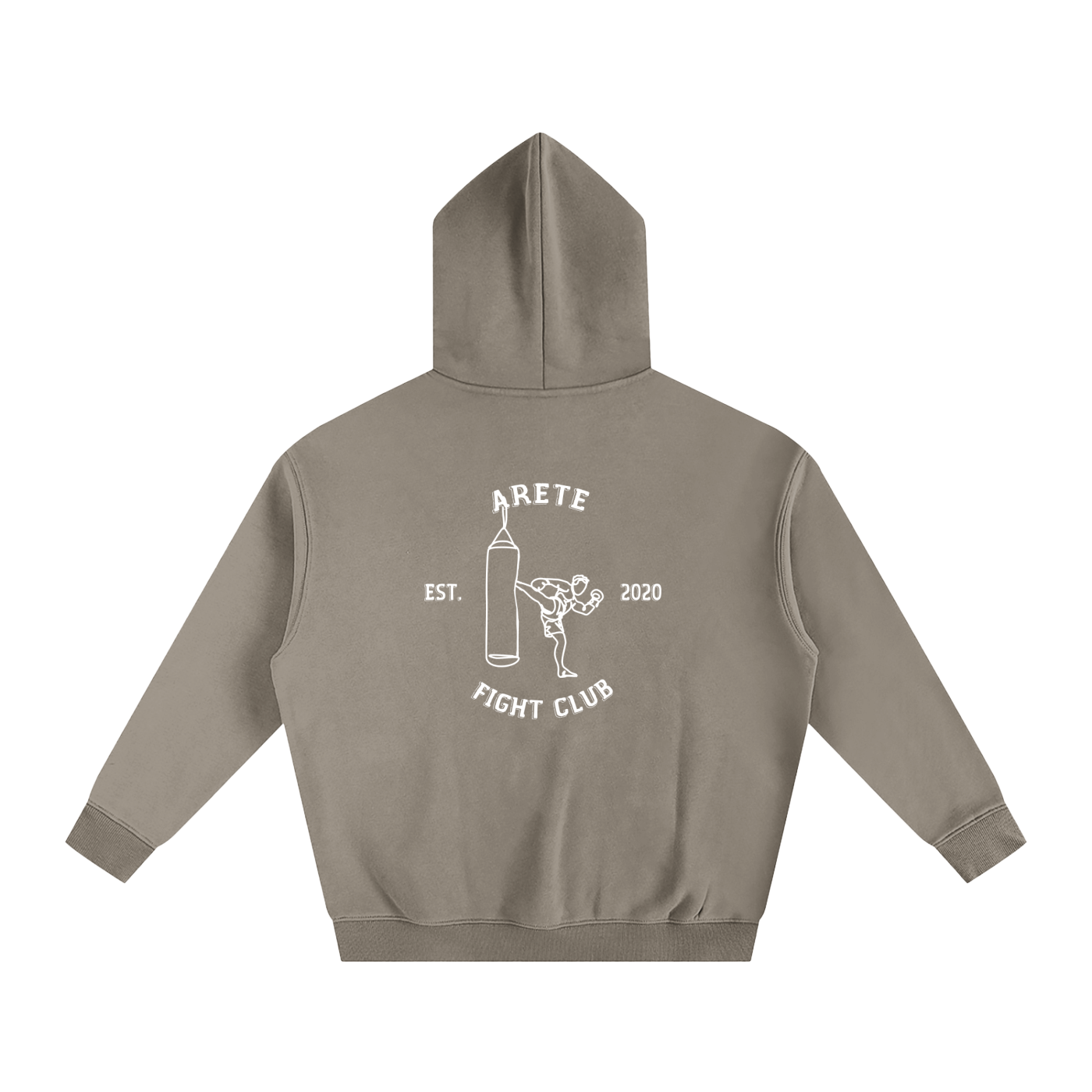 Fight Club White Text Hoodie - ARETE