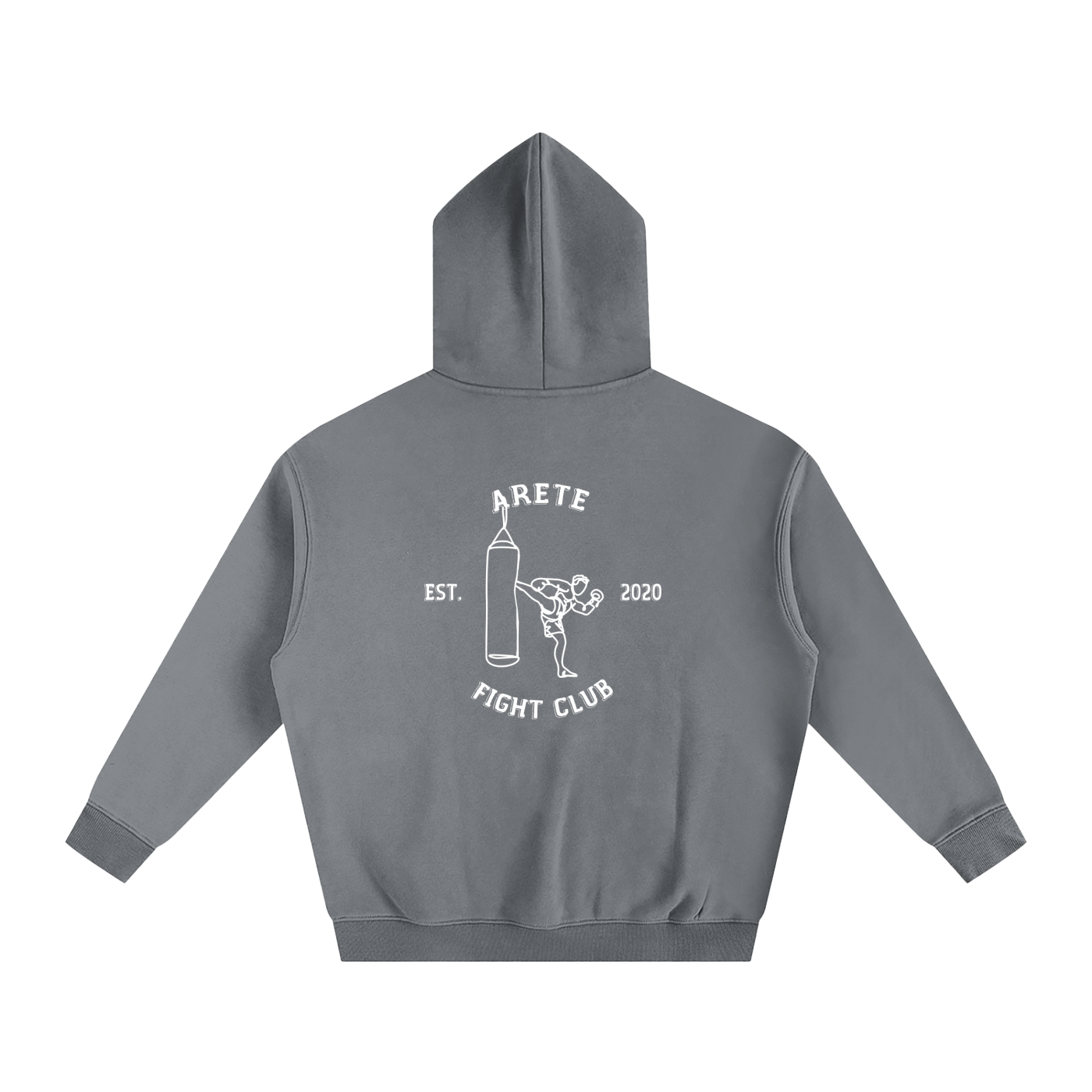 Fight Club White Text Hoodie - ARETE