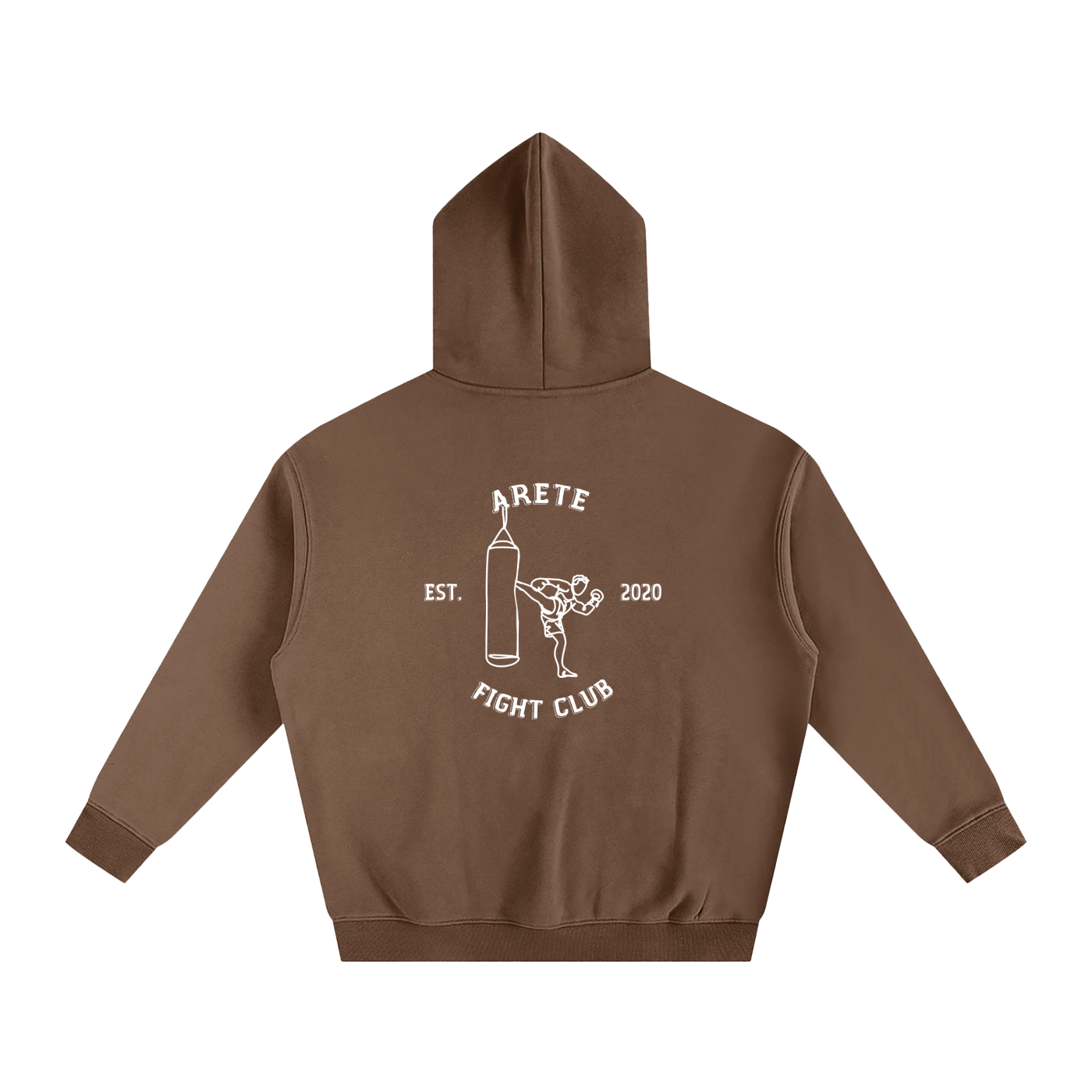 Fight Club White Text Hoodie - ARETE