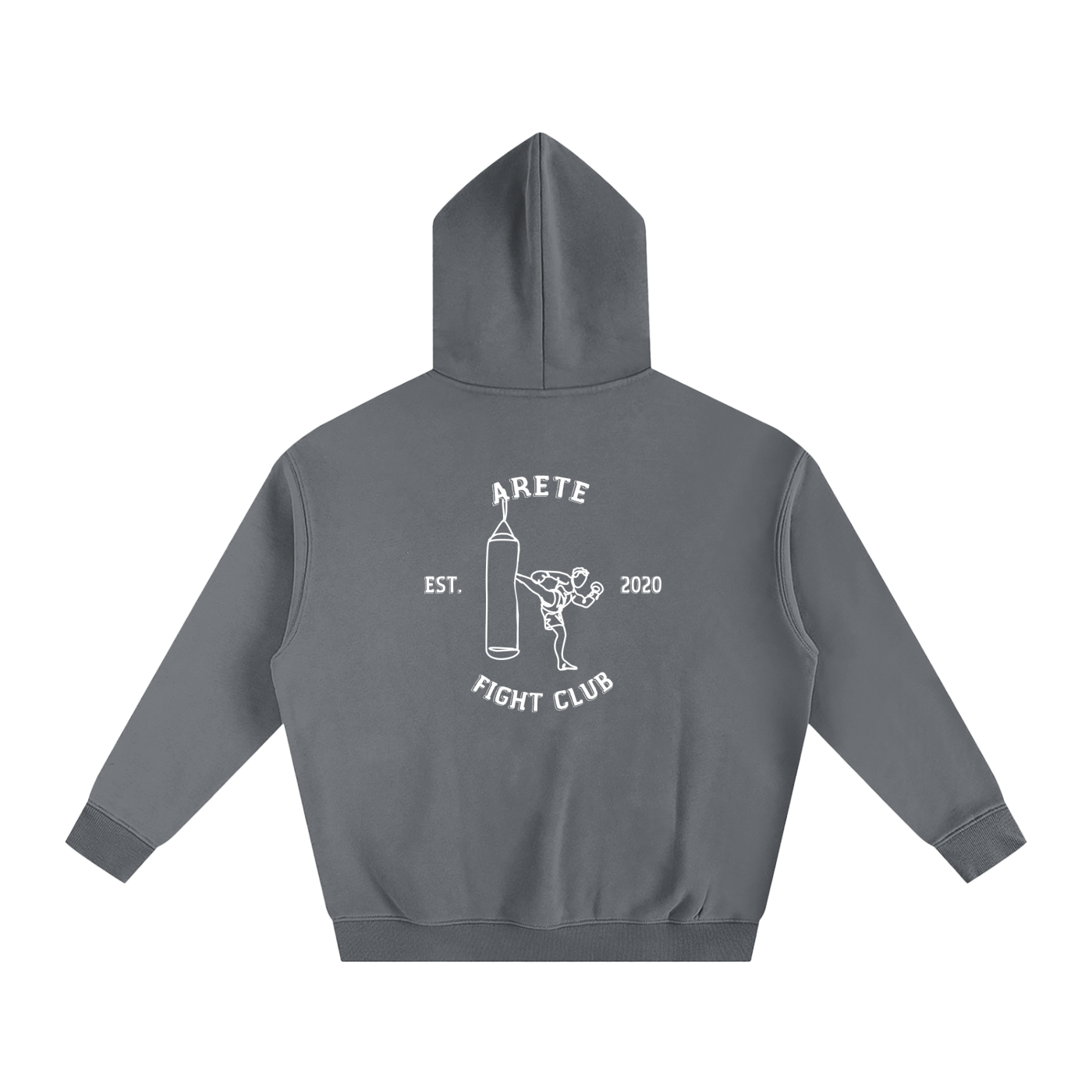 Fight Club White Text Hoodie - ARETE