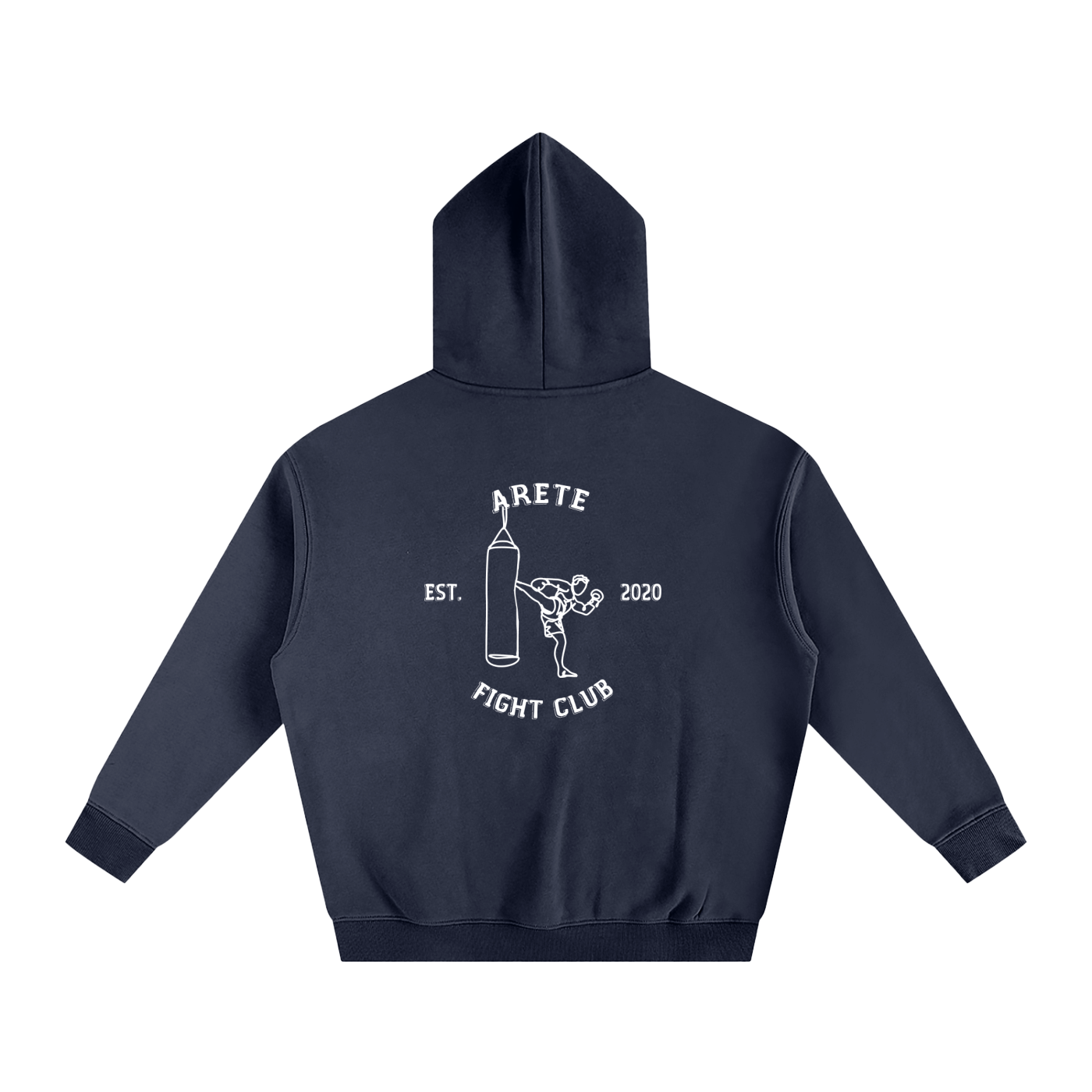 Fight Club White Text Hoodie - ARETE
