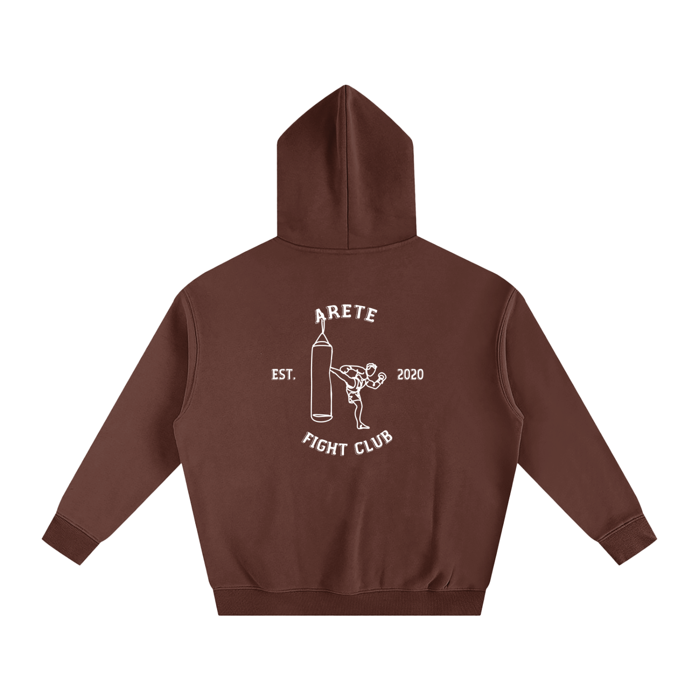 Fight Club White Text Hoodie - ARETE
