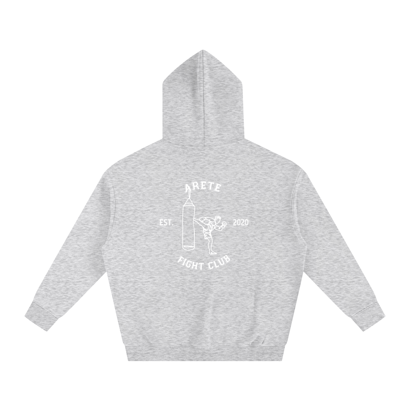 Fight Club White Text Hoodie - ARETE