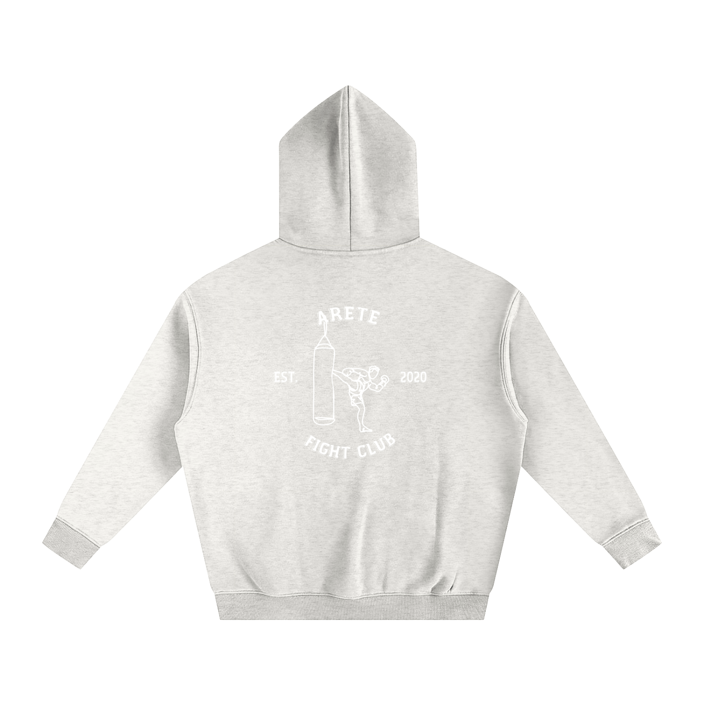 Fight Club White Text Hoodie - ARETE