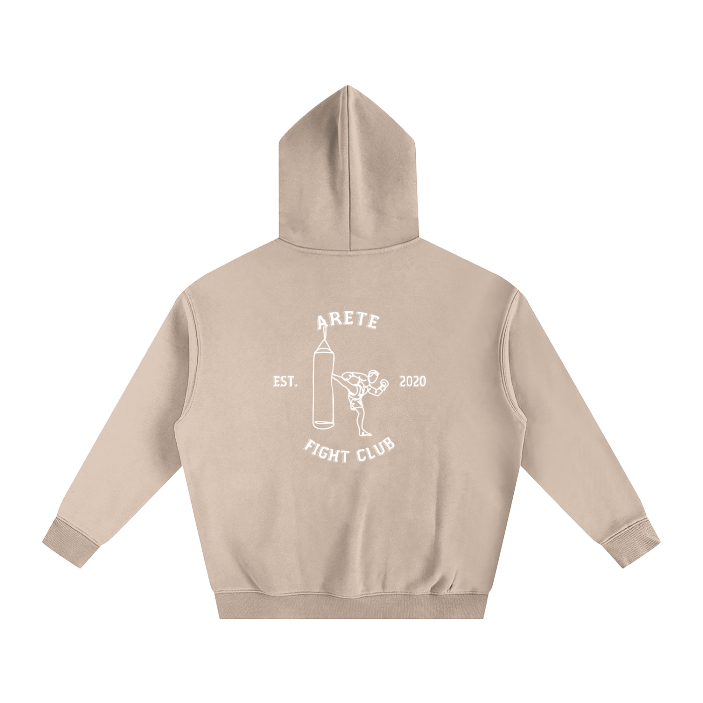 Fight Club White Text Hoodie - ARETE