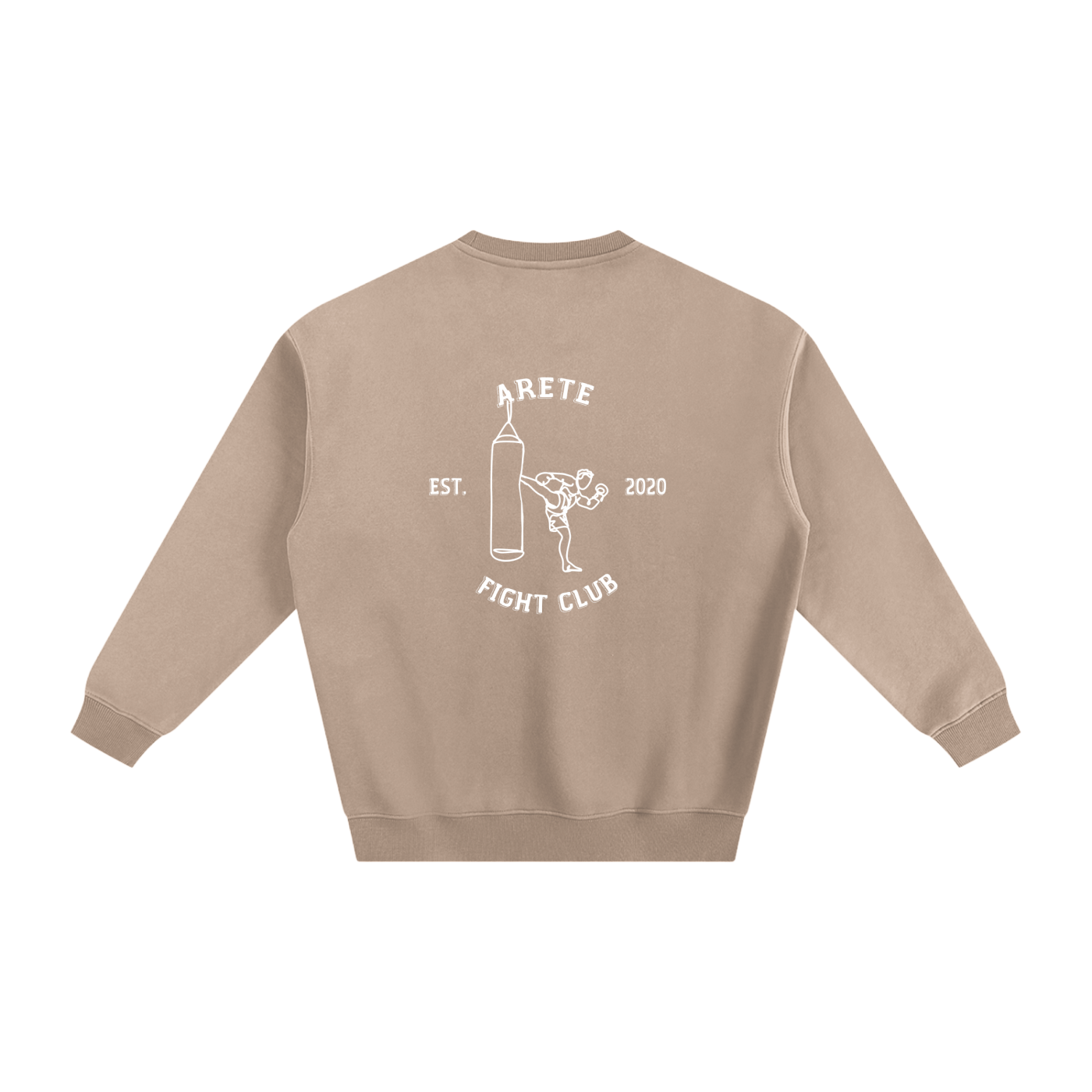 Fight Club White Text Sweatshirt - ARETE