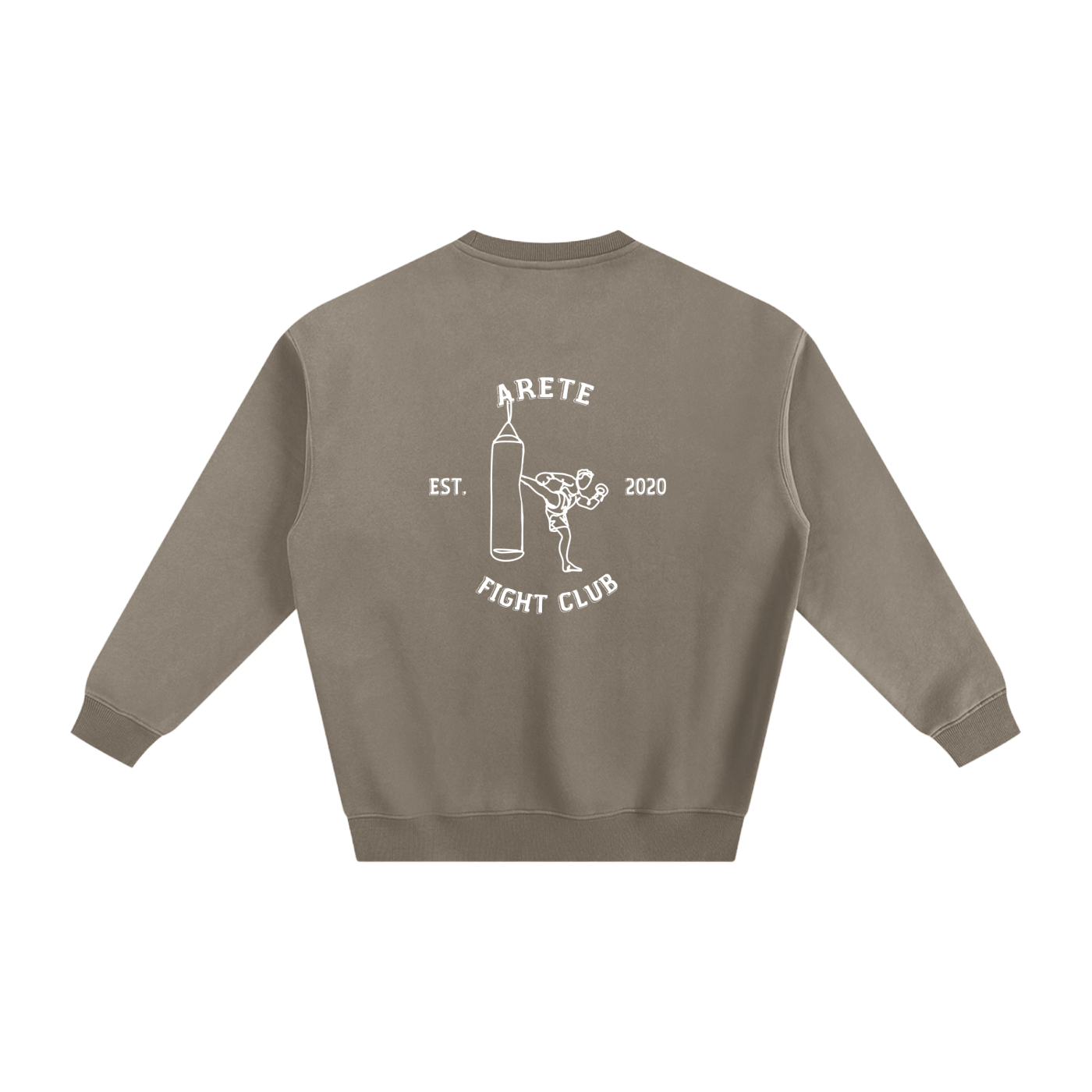 Fight Club White Text Sweatshirt - ARETE