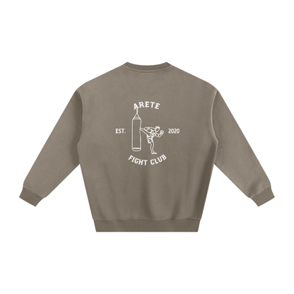 Fight Club White Text Sweatshirt - ARETE