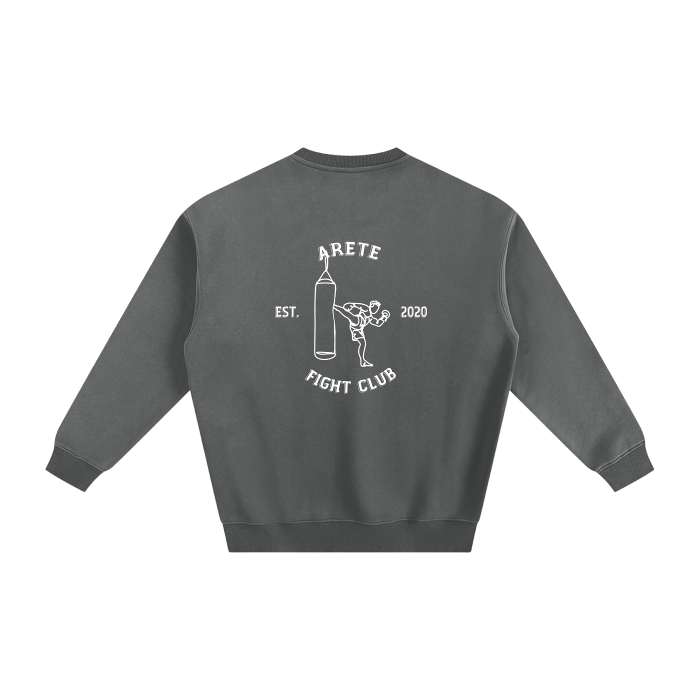 Fight Club White Text Sweatshirt - ARETE