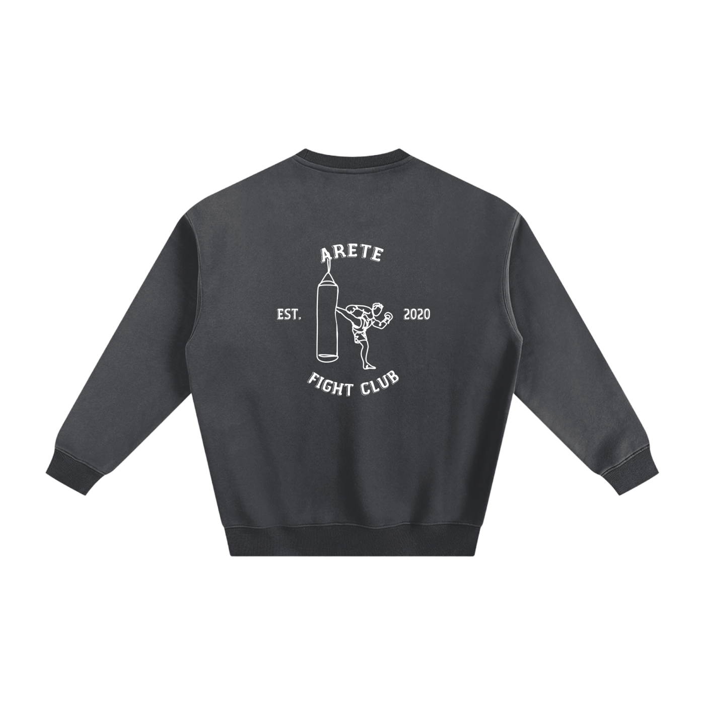 Fight Club White Text Sweatshirt - ARETE