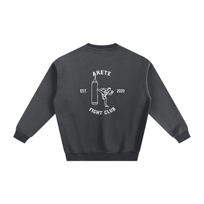 Fight Club White Text Sweatshirt - ARETE