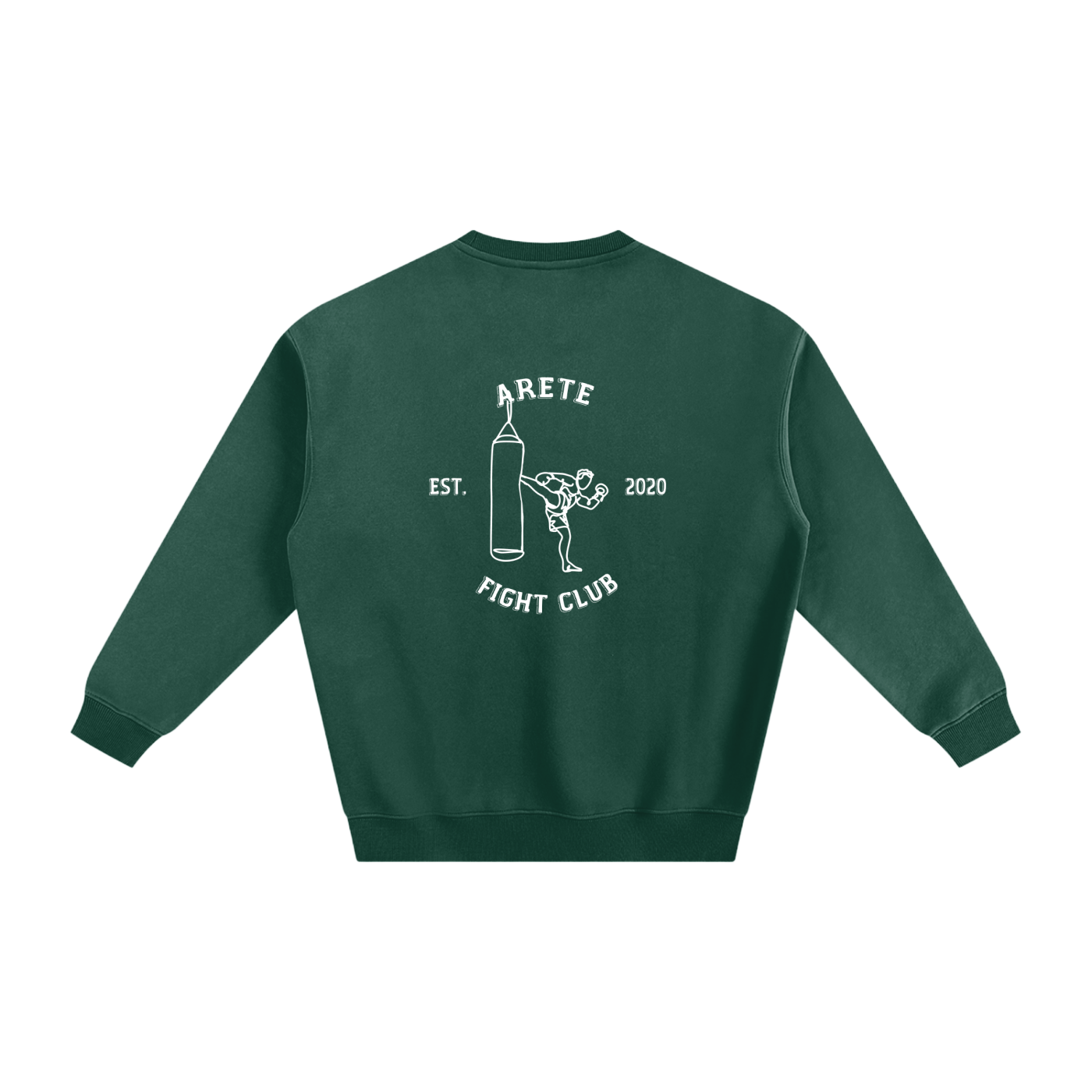 Fight Club White Text Sweatshirt - ARETE