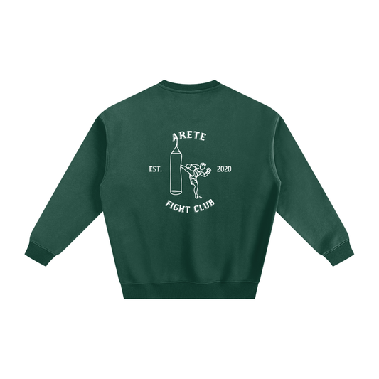 Fight Club White Text Sweatshirt - ARETE