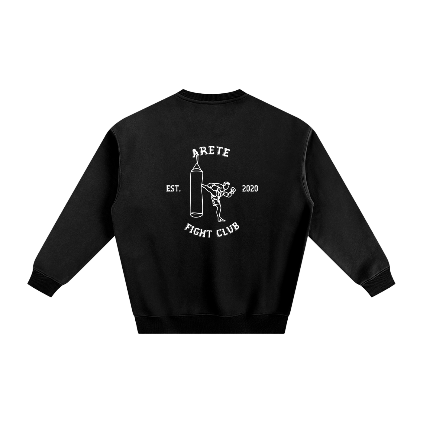 Fight Club White Text Sweatshirt - ARETE