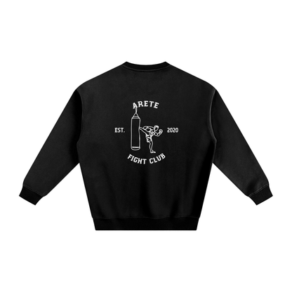 Fight Club White Text Sweatshirt - ARETE