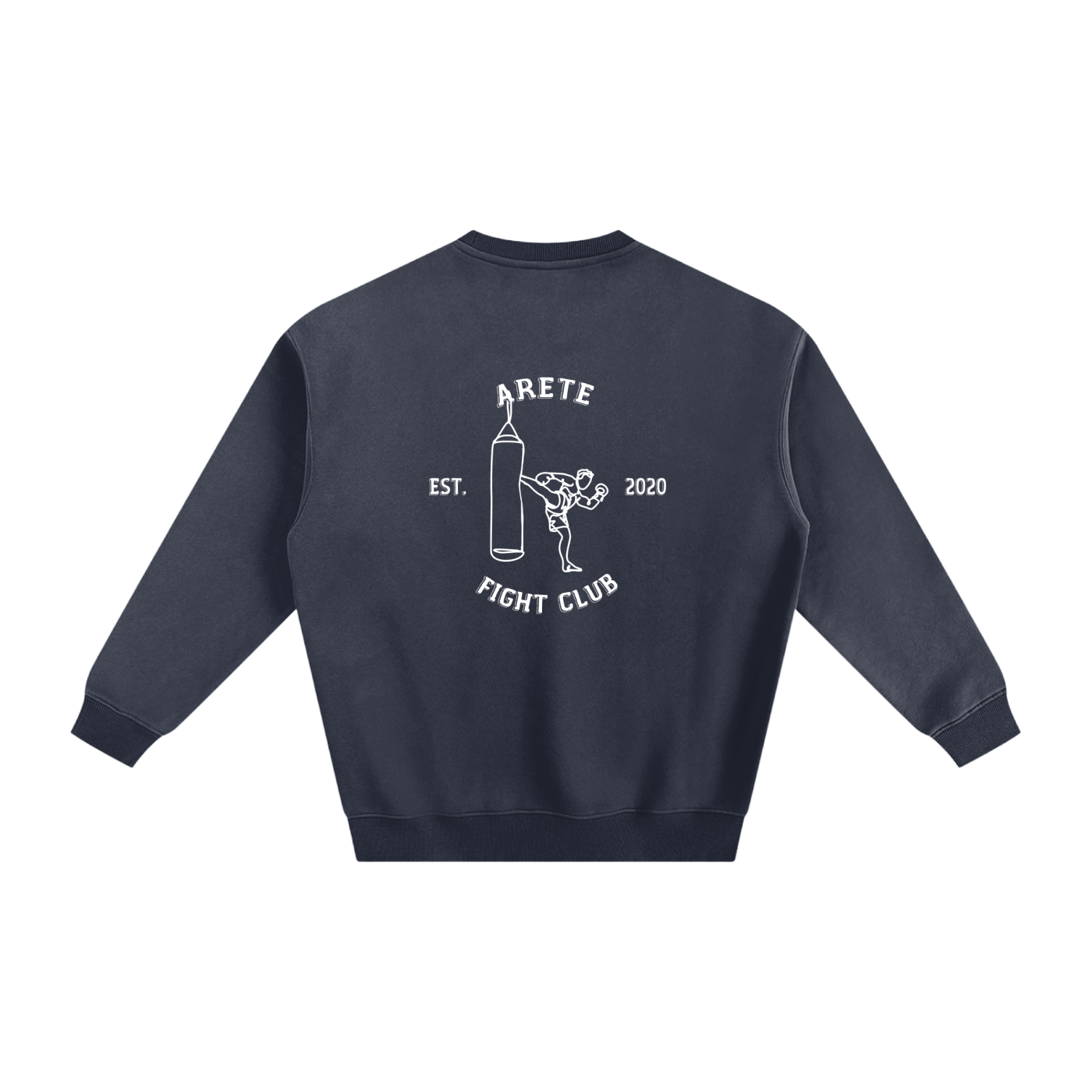 Fight Club White Text Sweatshirt - ARETE