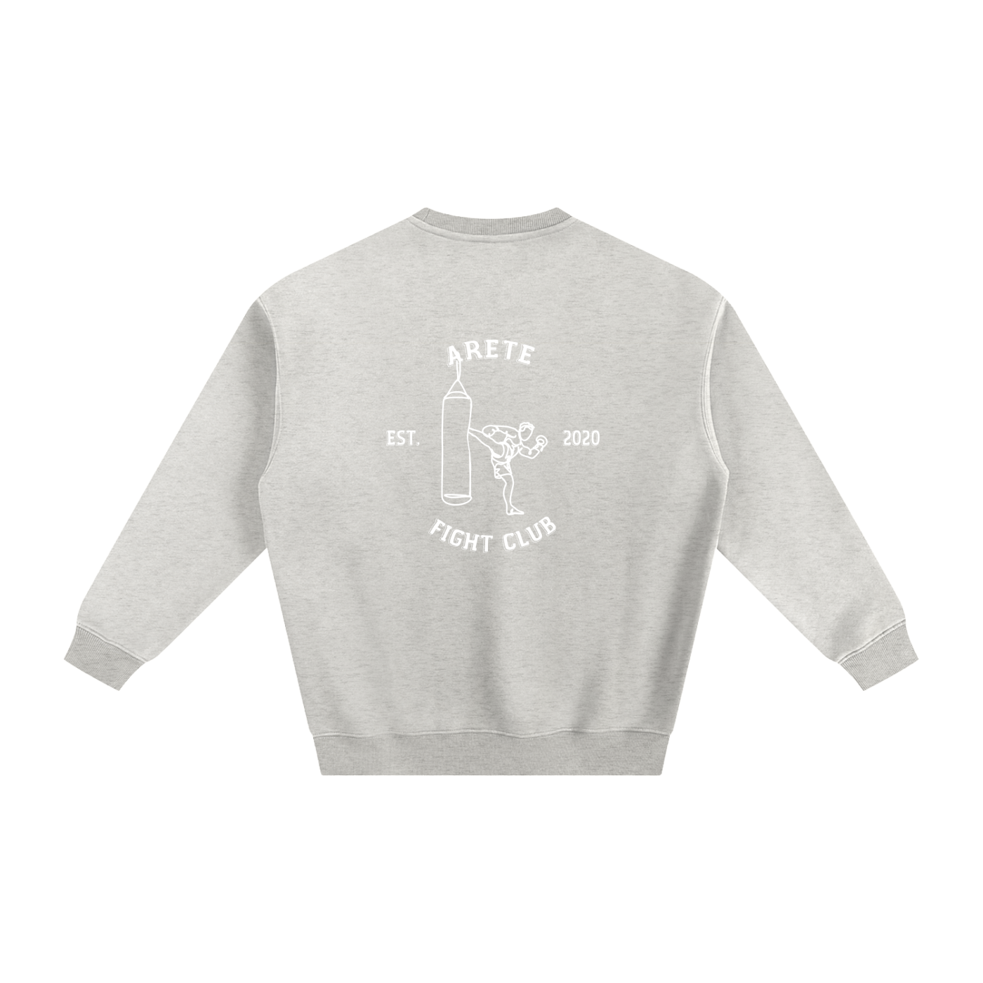 Fight Club White Text Sweatshirt - ARETE