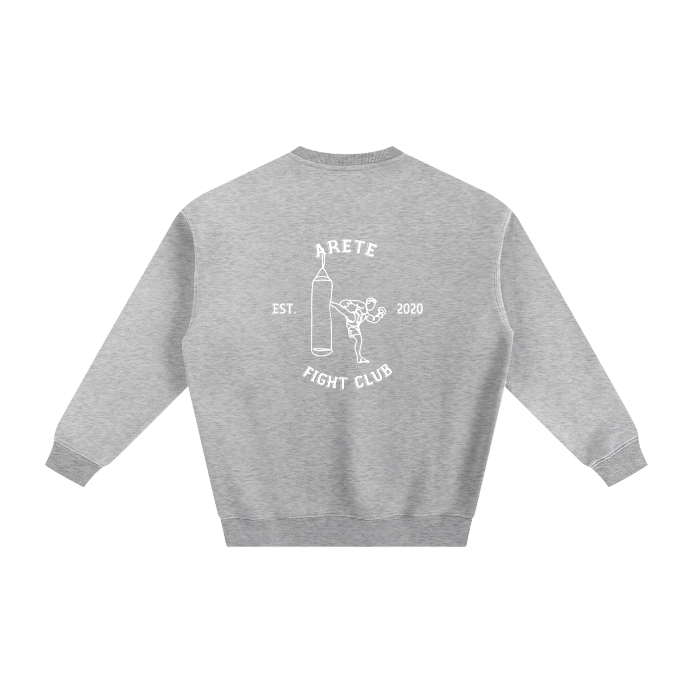 Fight Club White Text Sweatshirt - ARETE