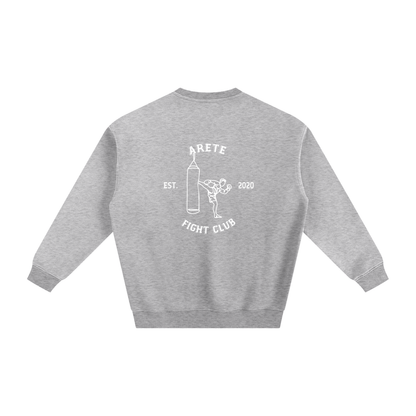 Fight Club White Text Sweatshirt - ARETE