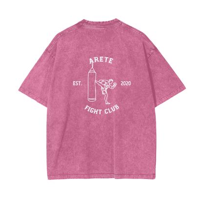 Fight Club White Text T-shirt - ARETE