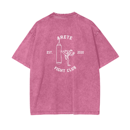 Fight Club White Text T-shirt - ARETE