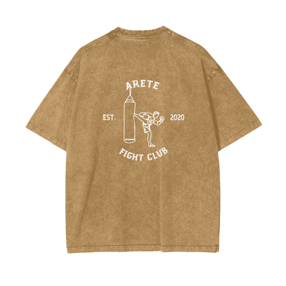 Fight Club White Text T-shirt - ARETE