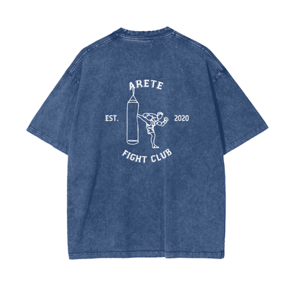 Fight Club White Text T-shirt - ARETE