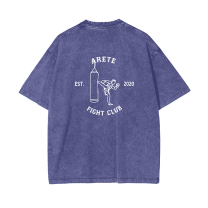 Fight Club White Text T-shirt - ARETE