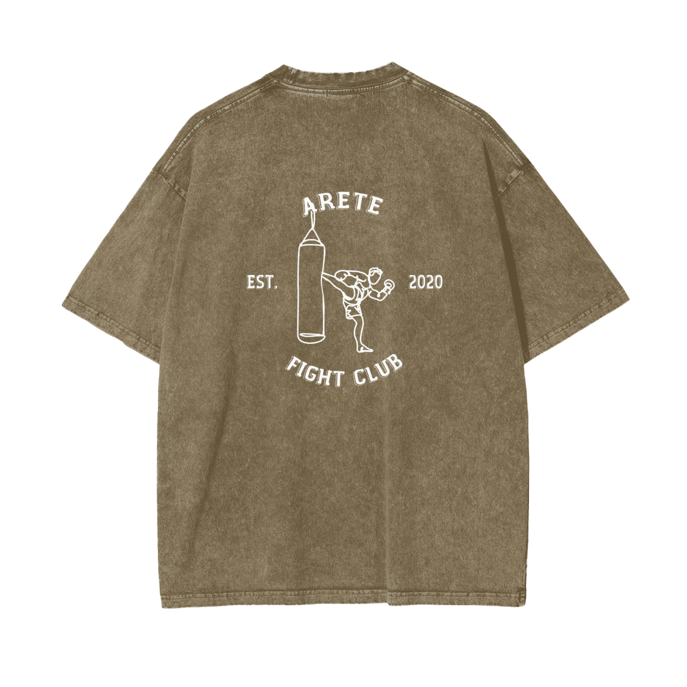 Fight Club White Text T-shirt - ARETE