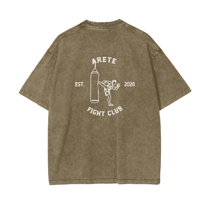 Fight Club White Text T-shirt - ARETE