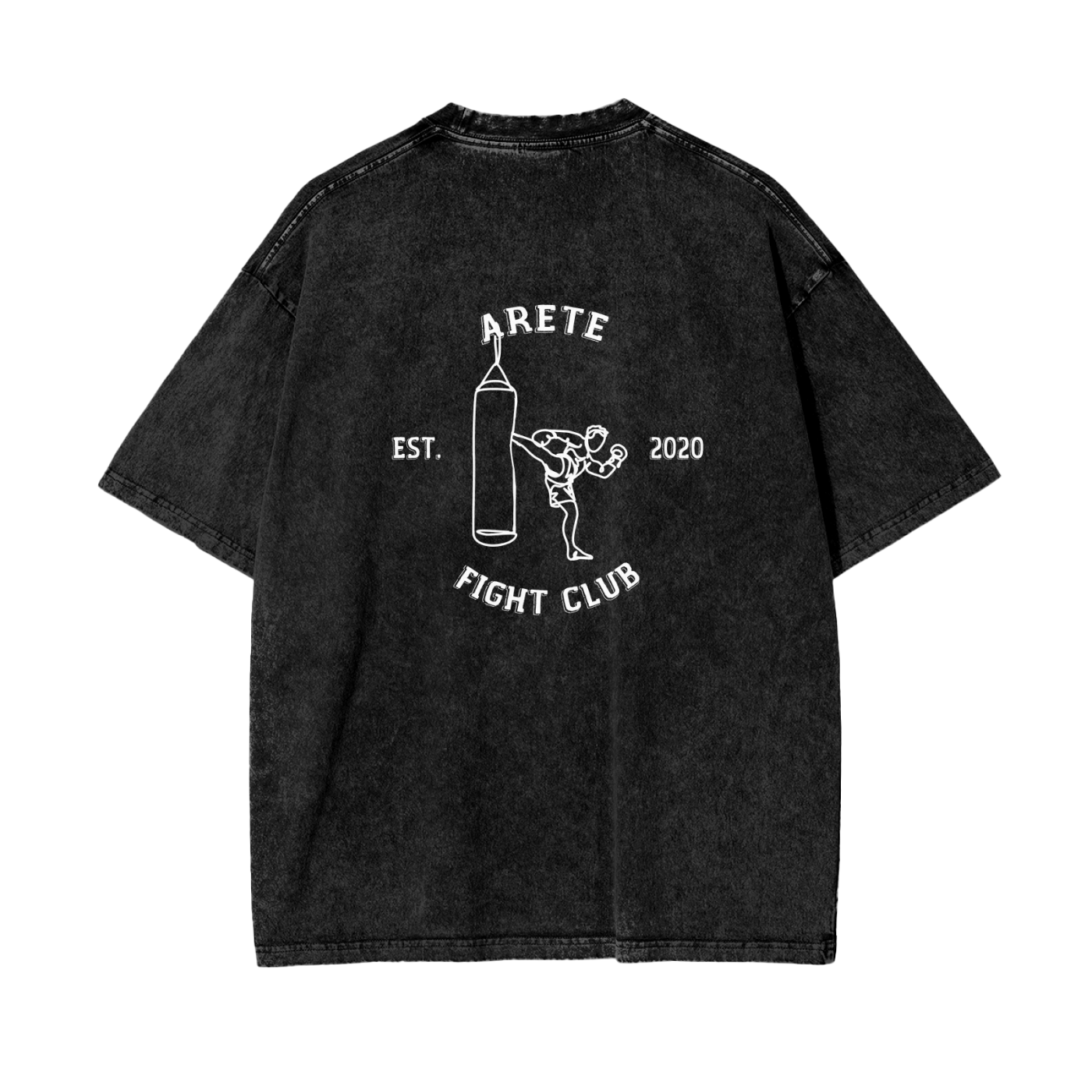 Fight Club White Text T-shirt - ARETE
