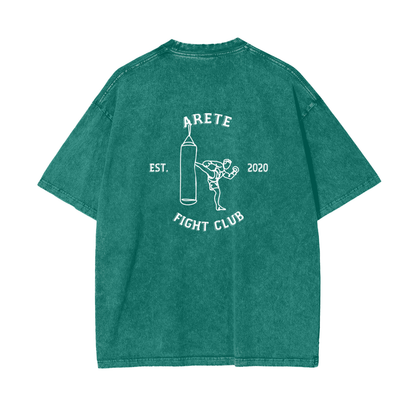 Fight Club White Text T-shirt - ARETE