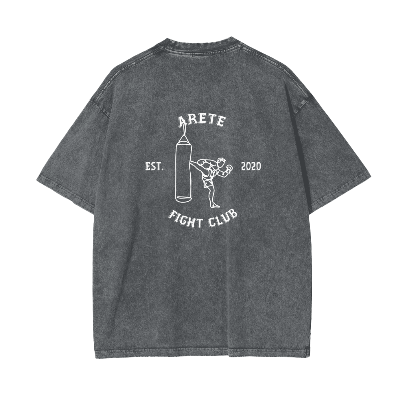 Fight Club White Text T-shirt - ARETE