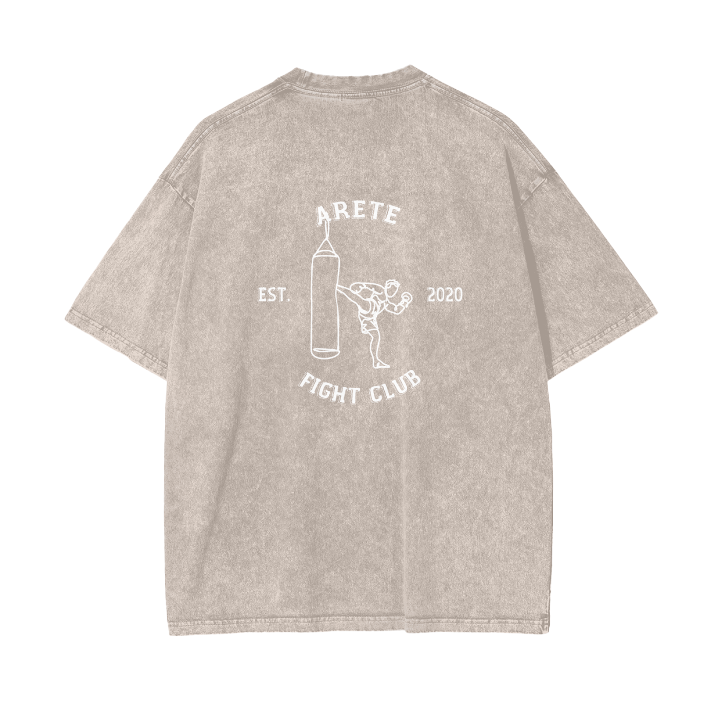 Fight Club White Text T-shirt - ARETE