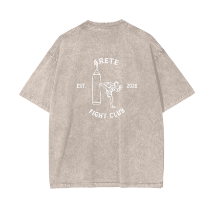 Fight Club White Text T-shirt - ARETE