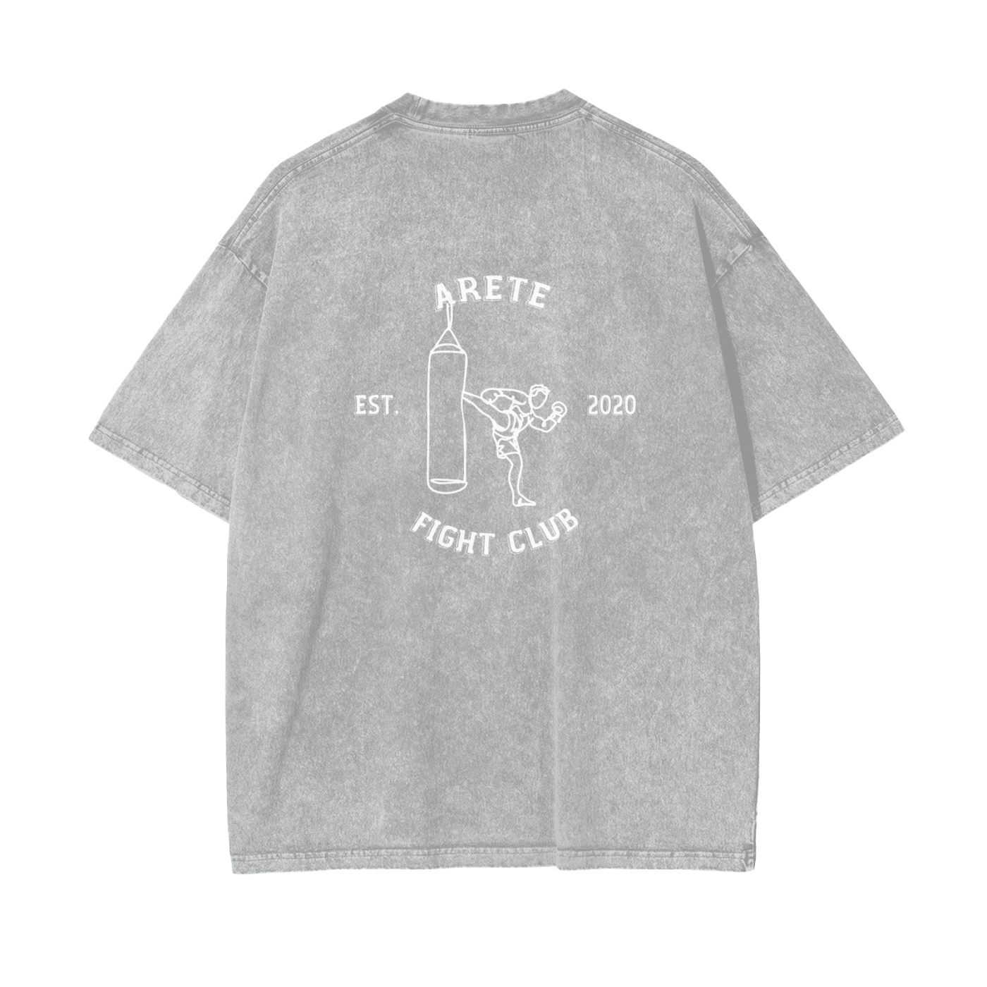 Fight Club White Text T-shirt - ARETE