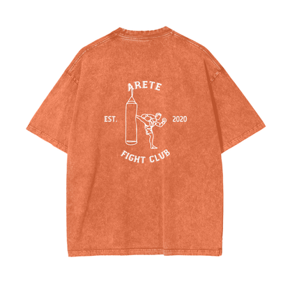 Fight Club White Text T-shirt - ARETE