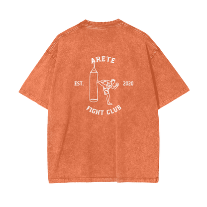 Fight Club White Text T-shirt - ARETE