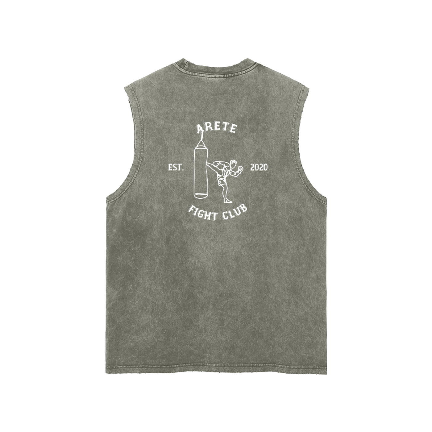 Fight Club White Text Tank Top - ARETE