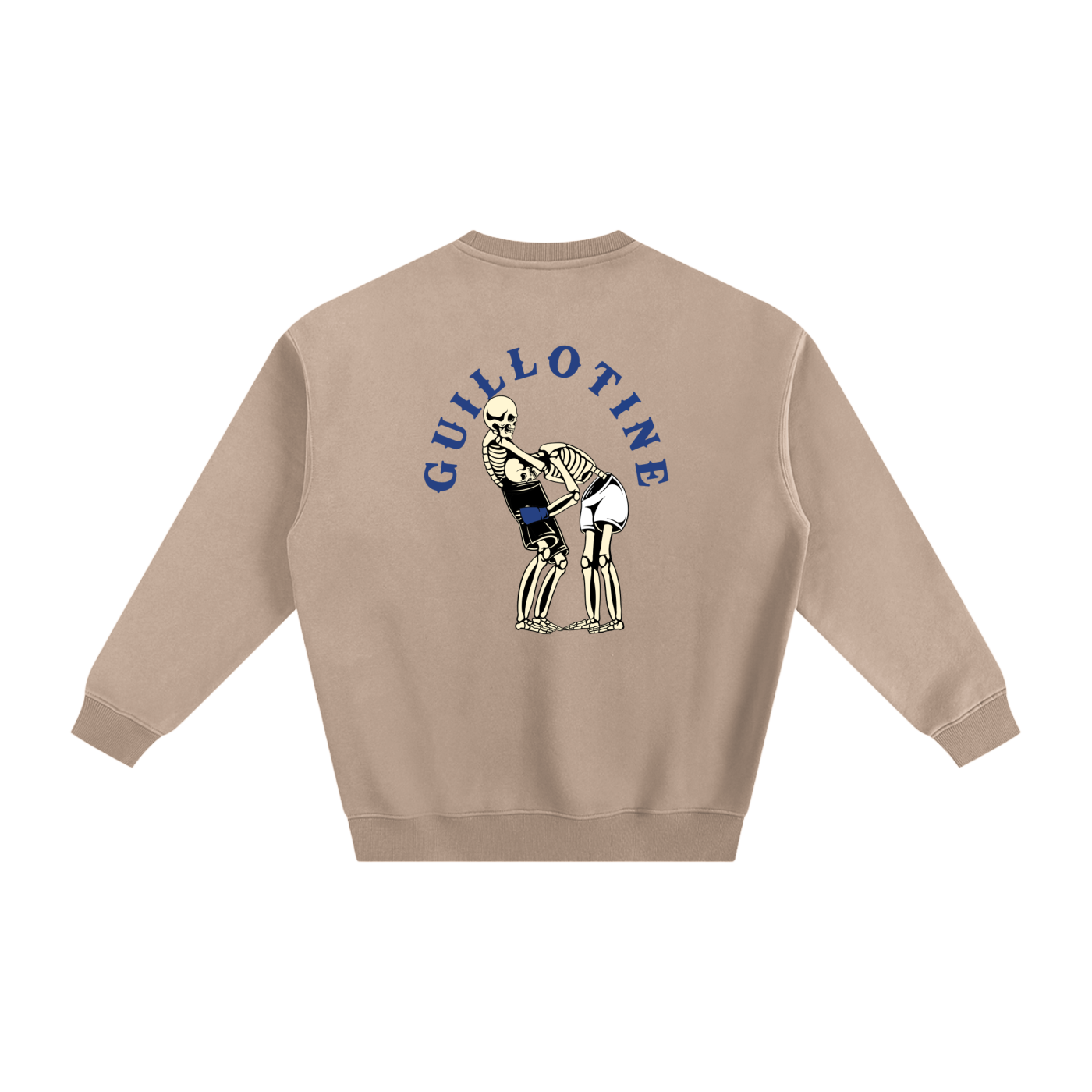 Guillotine Blue Text Sweatshirt - ARETE