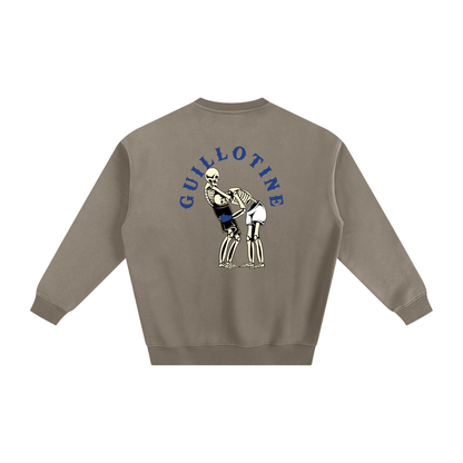 Guillotine Blue Text Sweatshirt - ARETE