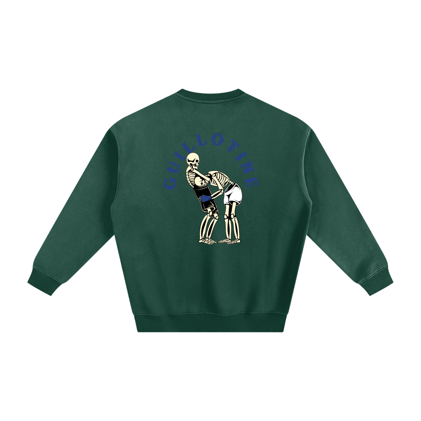 Guillotine Blue Text Sweatshirt - ARETE