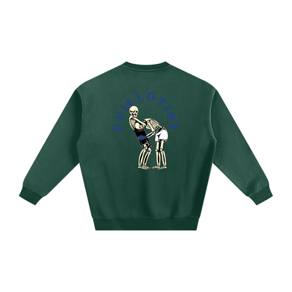 Guillotine Blue Text Sweatshirt - ARETE