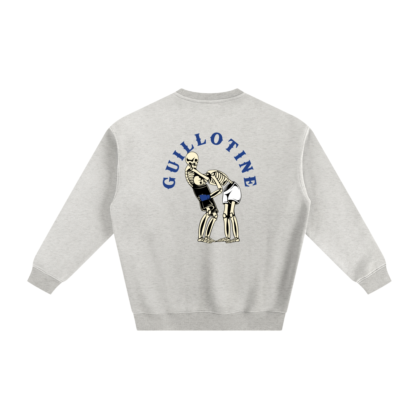 Guillotine Blue Text Sweatshirt - ARETE