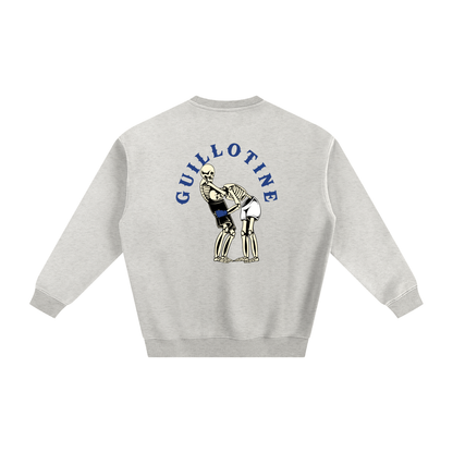 Guillotine Blue Text Sweatshirt - ARETE