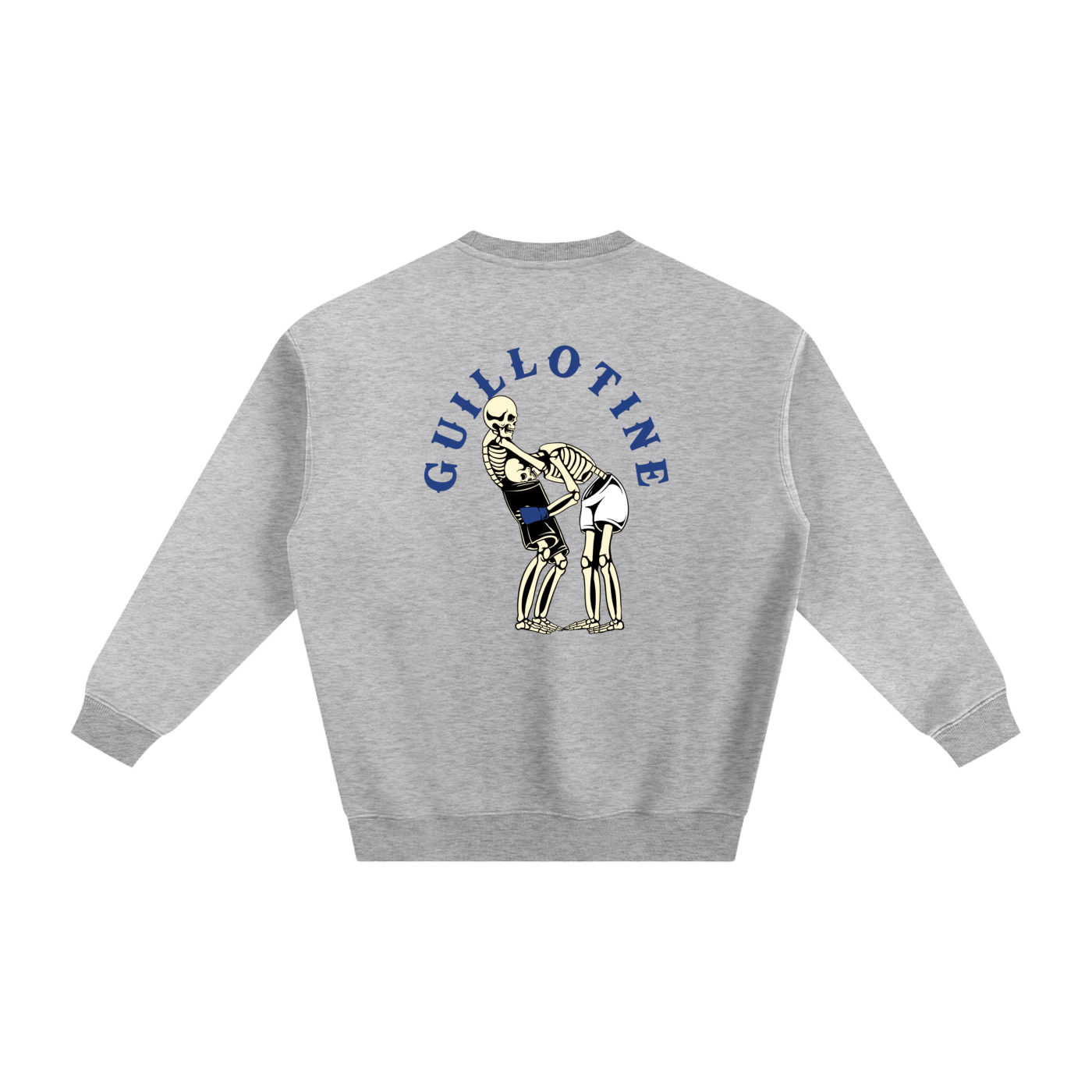 Guillotine Blue Text Sweatshirt - ARETE
