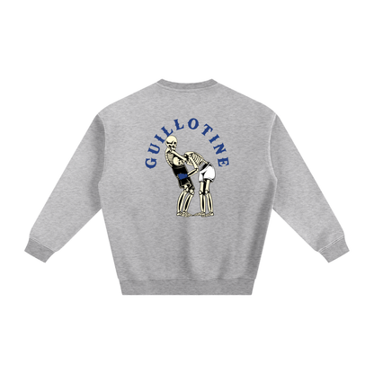 Guillotine Blue Text Sweatshirt - ARETE