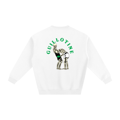 Guillotine Green Text Sweatshirt - ARETE